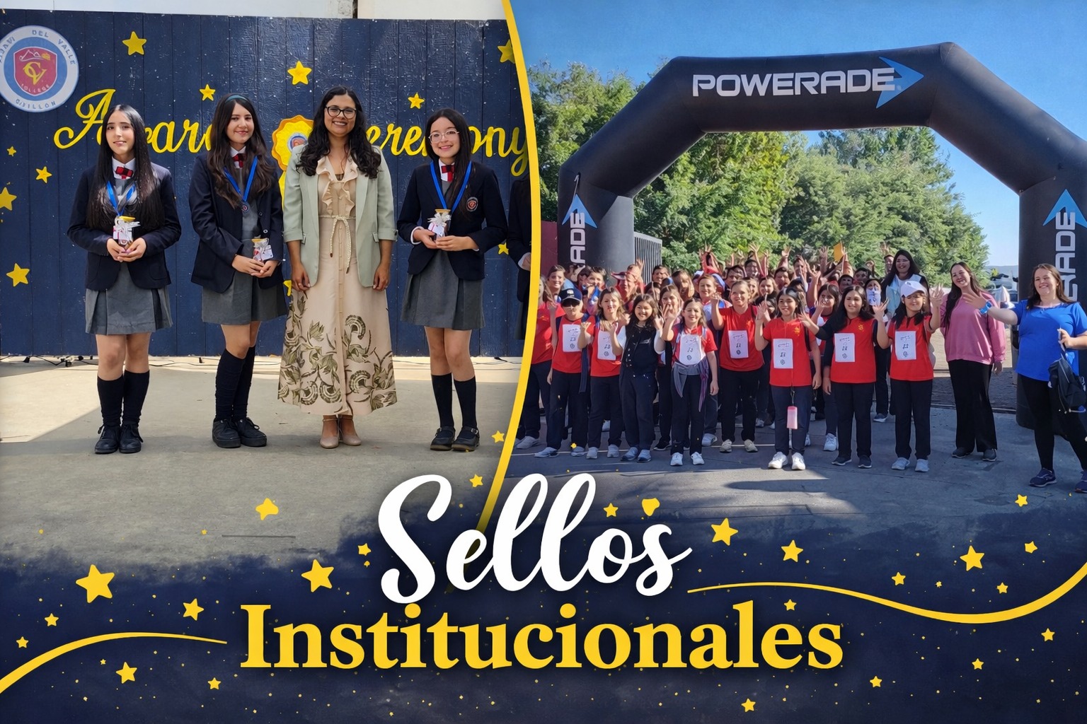 Sellos institucionales del colegio